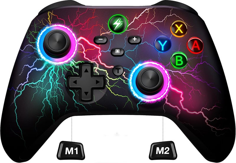 Svetaecho Wireless Switch 2 Pro Controller for Nintendo Switch Controller/Switch 2/Lite/OLED, Wireless LED PC Game Joysticks - iOS/Android Remote Interactive Gaming Figures - Image 1